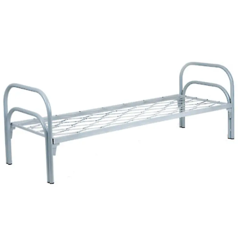 Металлические кровати разных цветов в общежития