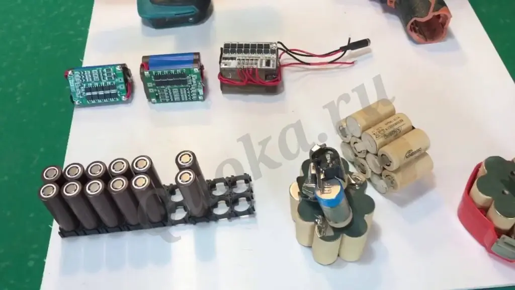 Комплект для переделки аккумулятора шуруповерта