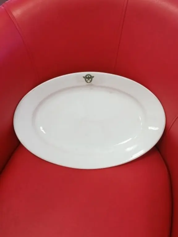 Антикварное фаянсовое блюдо из Германии