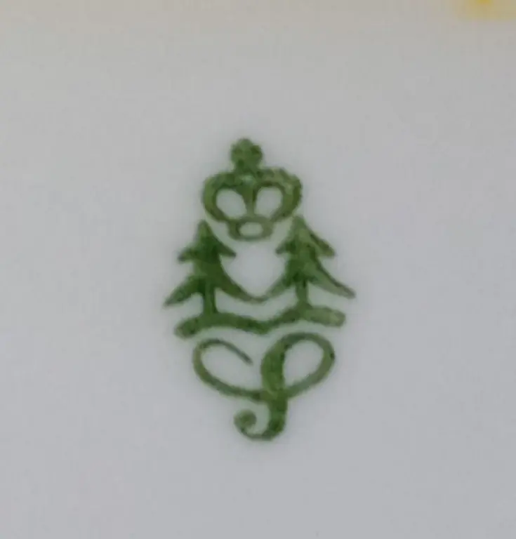 Антикварное фаянсовое блюдо из Германии