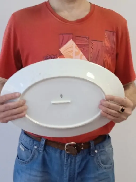 Антикварное фаянсовое блюдо из Германии