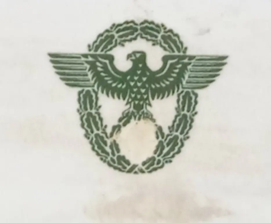 Антикварное фаянсовое блюдо из Германии