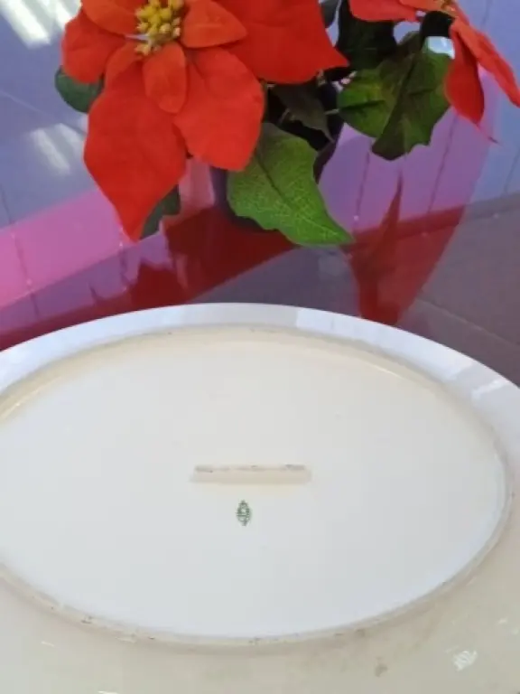 Антикварное фаянсовое блюдо из Германии