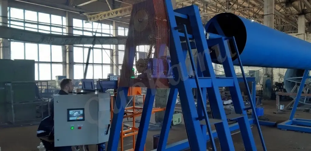 Станок намоточный с ЧПУ для изготовления стеклопластиковых изделий