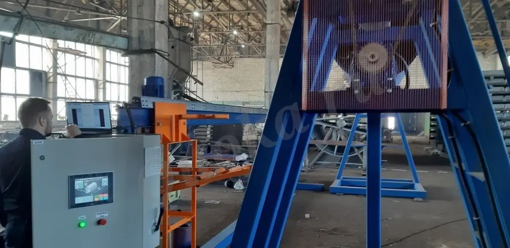 Станок намоточный с ЧПУ для изготовления стеклопластиковых изделий