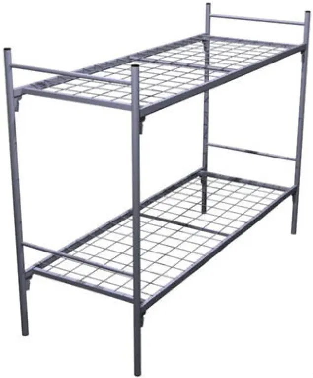 Кровати металлические со сварной сеткой крупным и мелким оптом