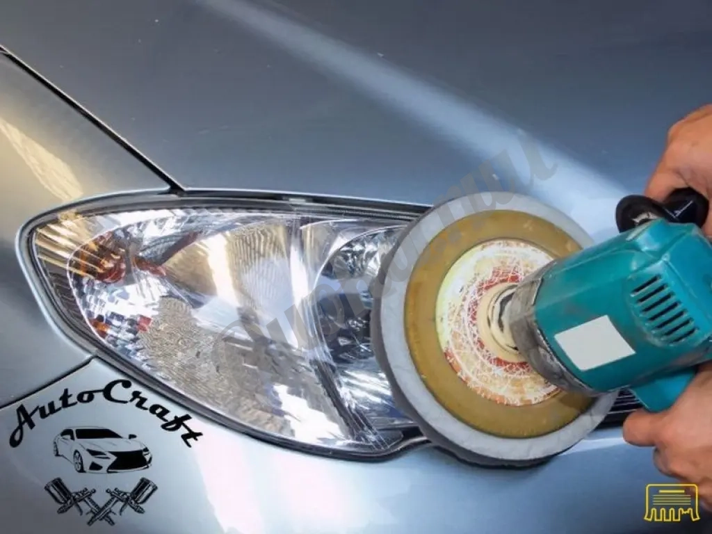 Полировка фар автомобиля
