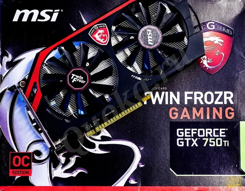 MSI GeForce GTX 750 Ti OC Twin Frozr Gaming