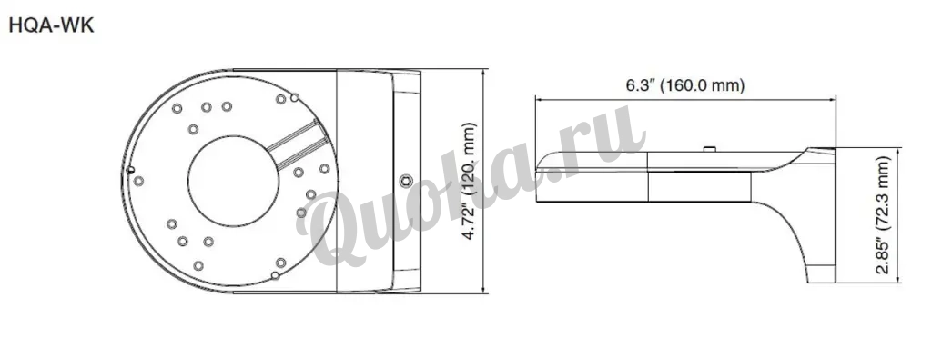 Настенный кронштейн Honeywell HQA-WK